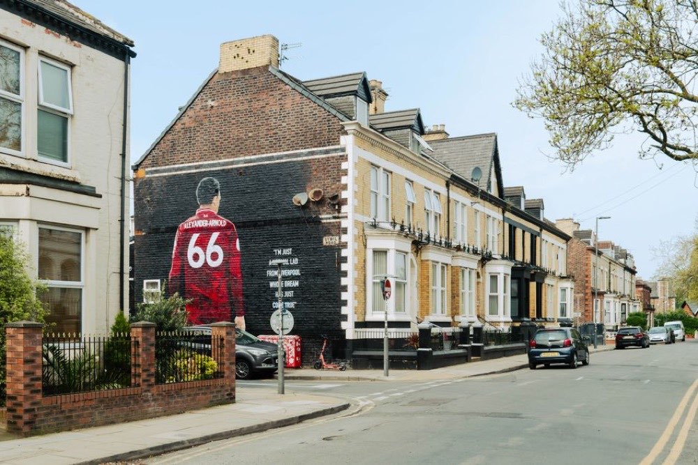 Victorian terraced houses in Liverpool