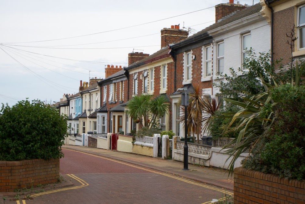 Terraced rooftops